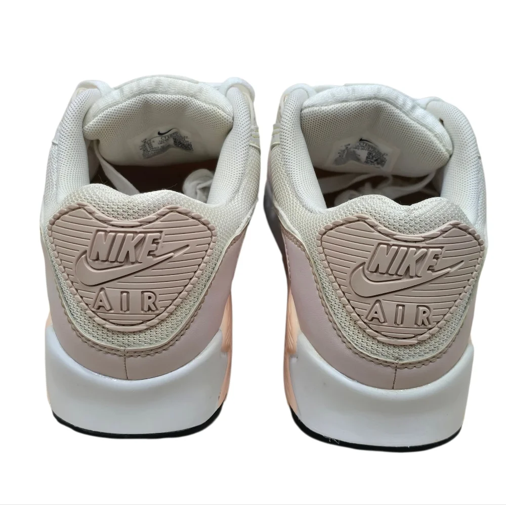 Womens Air Max 90 White Pink Washed Coral Barely Rose